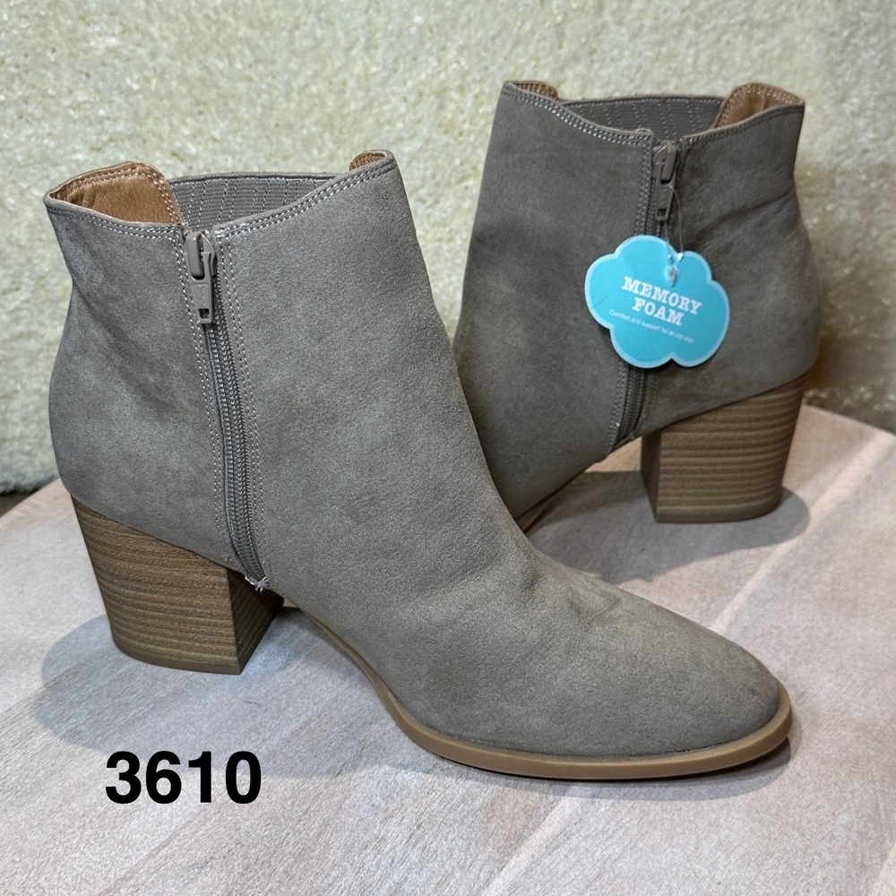 Lauren Conrad Loveseat Ankle Boots Womens Size 10 Brown Booties Casual Fall